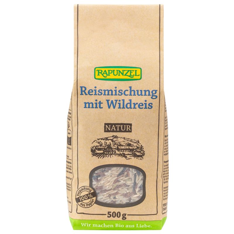 Rapunzel Reismischung mit Wildreis natur / Vollkorn - Produktbild