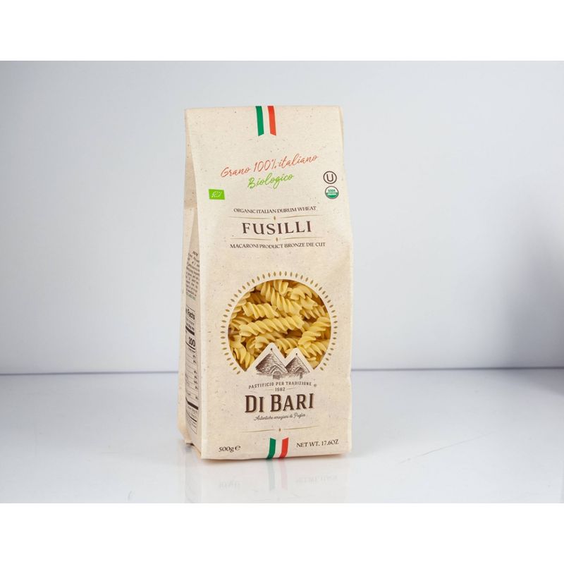 Pastificio di Bari Bio Fusilli Trafilati pasta - Produktbild