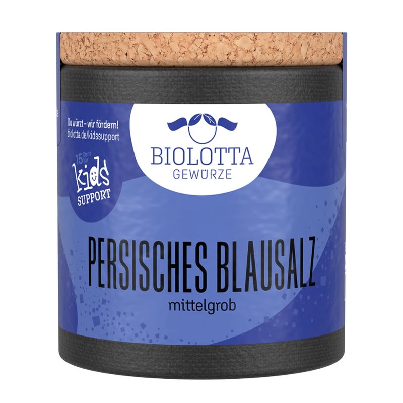 Biolotta Biolotta Korkdose Persisches Blausalz, mittelgrob - Produktbild