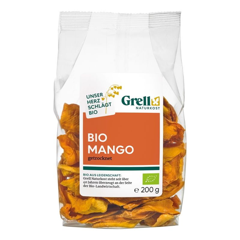 Grell Naturkost Mango in Stücken getrocknet - Produktbild