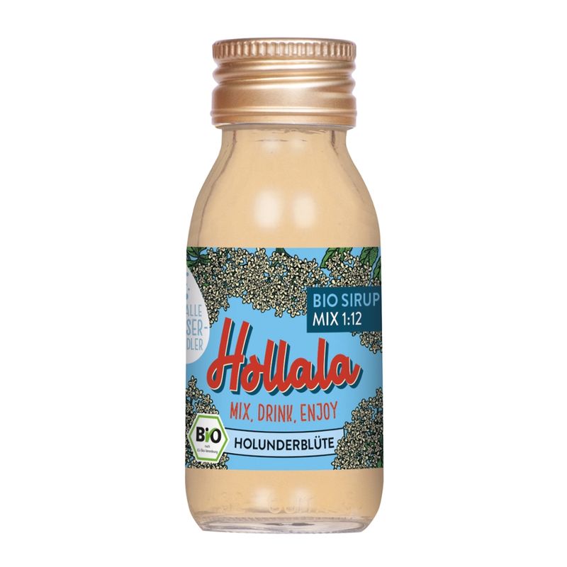 Hollala HOLLALA - Bio Sirup Holunderblüte 60ml - Produktbild