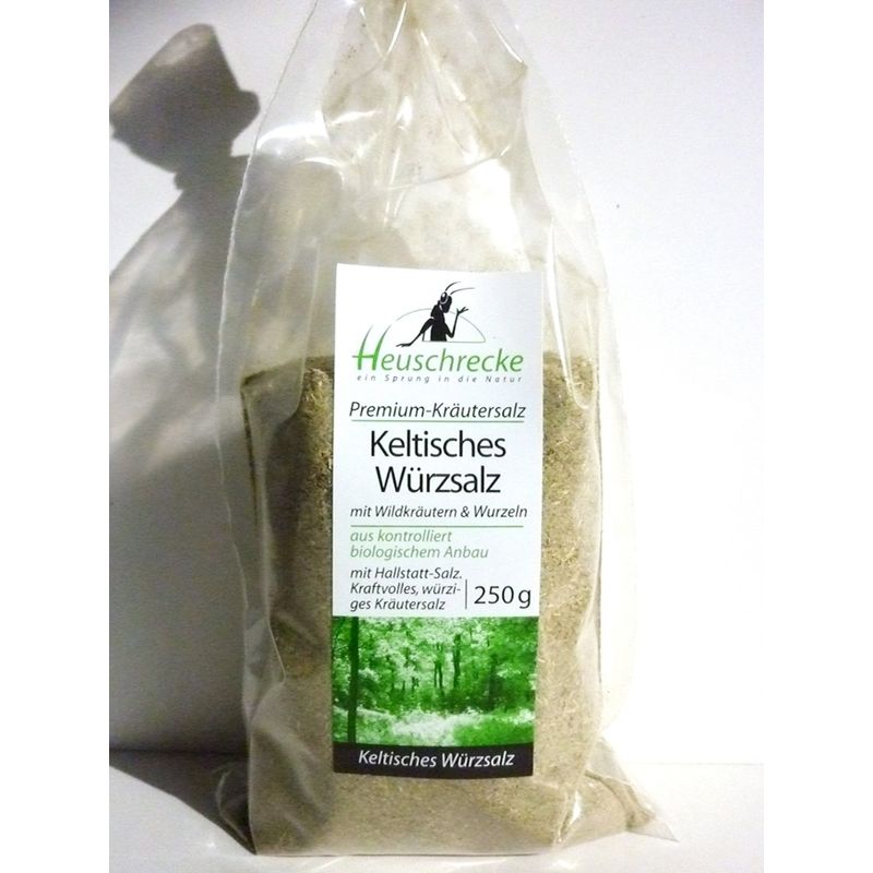 Heuschrecke Keltisches Würzsalz 250g, kbA - Produktbild