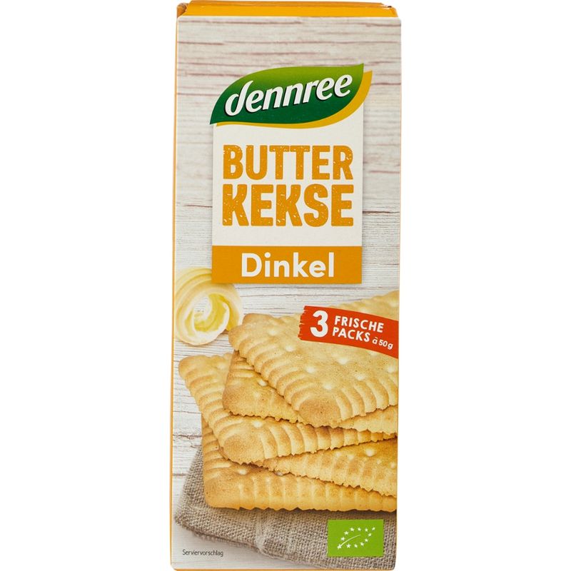 dennree Dinkel-Butterkekse - Produktbild