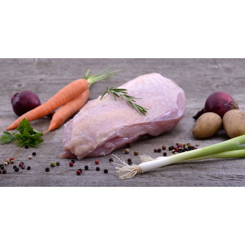 Freiländer Bio Geflügel Putenbrustfilet, mit Haut, Bio, frisch, einzeln vakuumiert - Produktbild