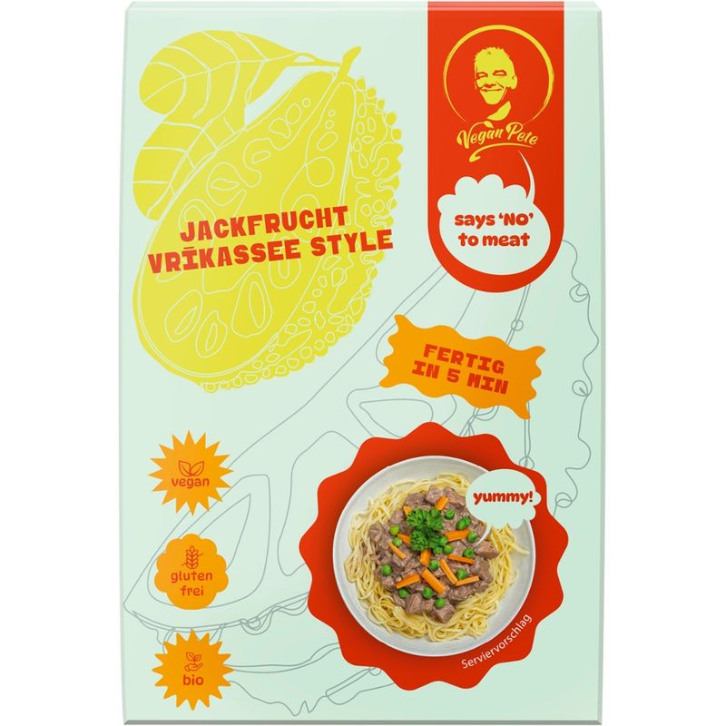 Vegan Pete Jackfrucht Vrikassee Style 250g - Produktbild