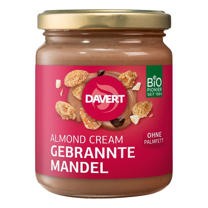 Davert Almond Cream Gebrannte Mandel Aufstrich 5x250g - Produktbild
