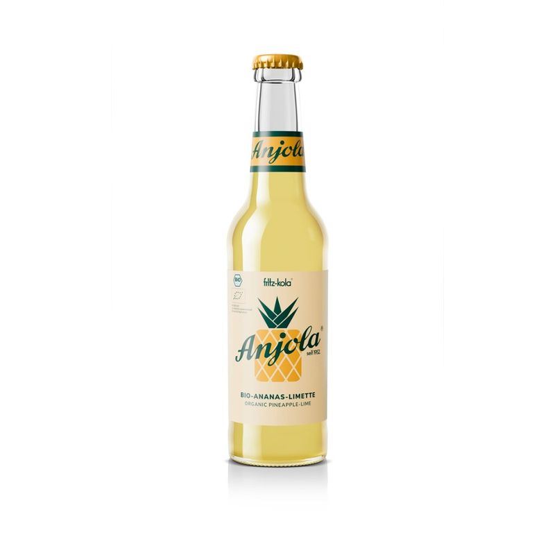 Anjola anjola bio ananas-limette 0,33 l - Produktbild
