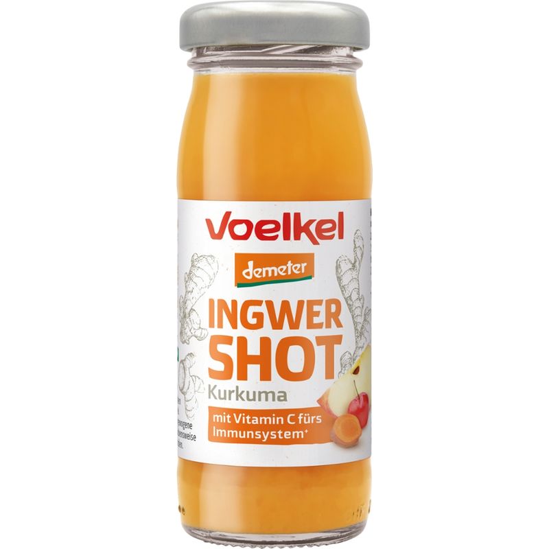 Voelkel Ingwer Shot Kurkuma, kühlpflichtig - Produktbild