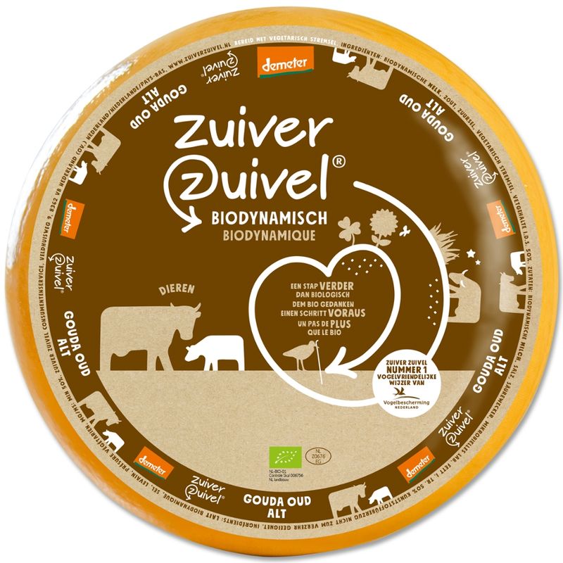Zuiver Zuivel Biodynamische Gouda Alt 10 kg - Produktbild