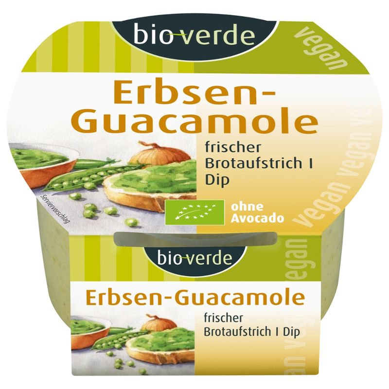 bio-verde Erbsen Guacamole 150 g - Produktbild