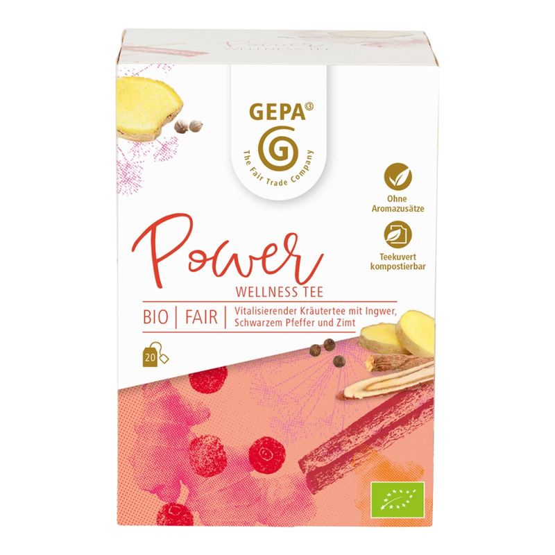 GEPA - The Fair Trade Company Bio Power Wellness Tee - Produktbild