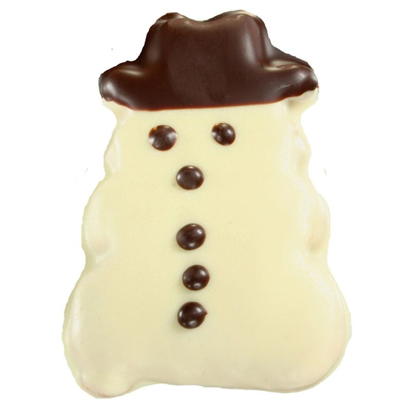 rosmarin BIOBACK Schneemann Dinkel-Keks mit weißer Schokolade Theke - Produktbild