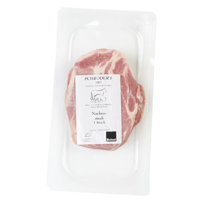 Schröder's Bio Fleisch- und Wurstwaren Nackensteak 1-er 180 g - Produktbild
