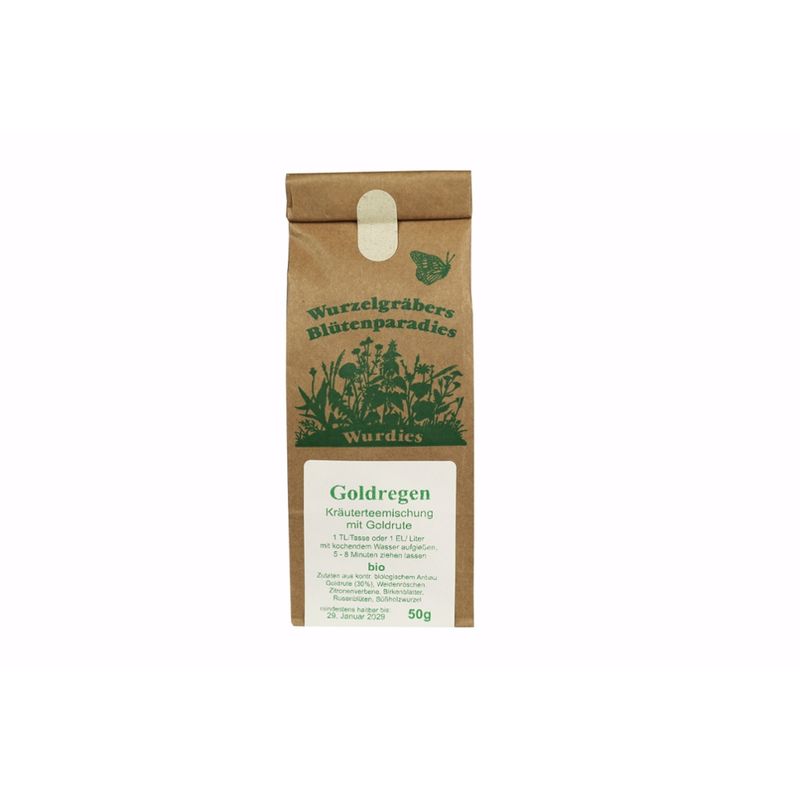 Wurzelgräbers Blütenparadies Wurdies Goldregen Kräutertee, bio - Produktbild