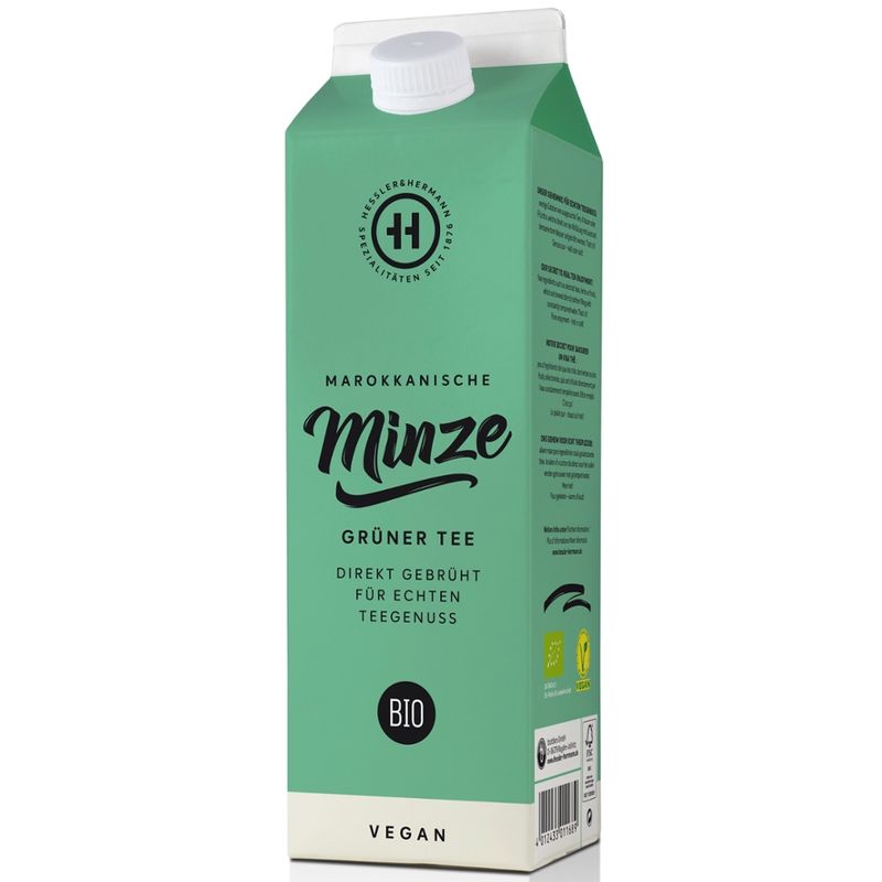 Hessler & Herrmann BIO Grünteegetränk Marokkanische Minze - Produktbild