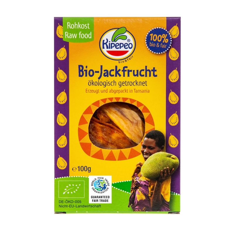 Kipepeo Bio-Jackfrucht getrocknet bio & fair Rohkost Tansania - Produktbild