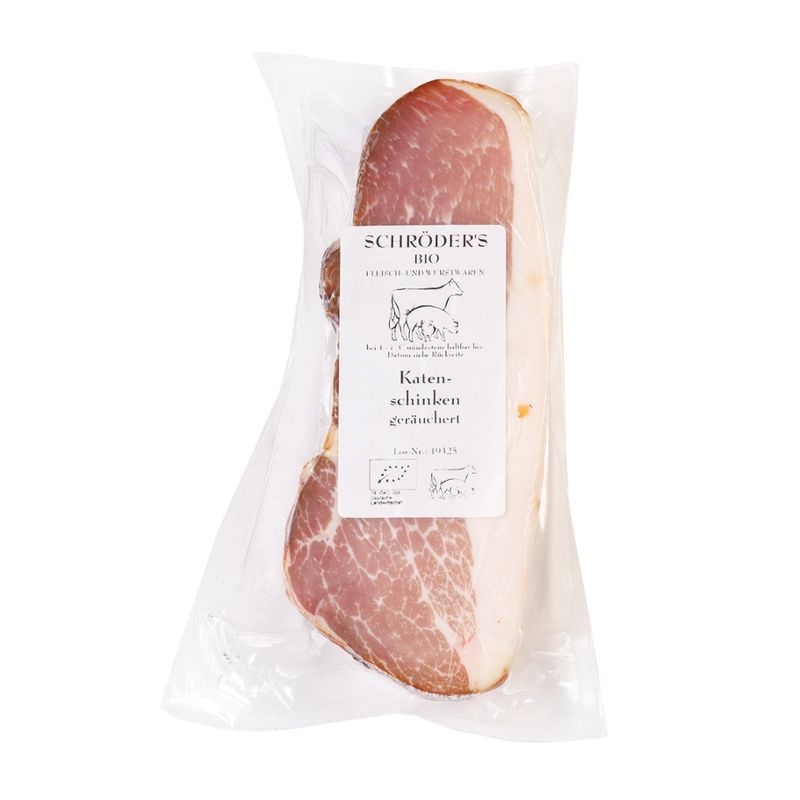 Schröder's Bio Fleisch- und Wurstwaren Katenschinken ohne Schwarte, geräuchert 300g - Produktbild