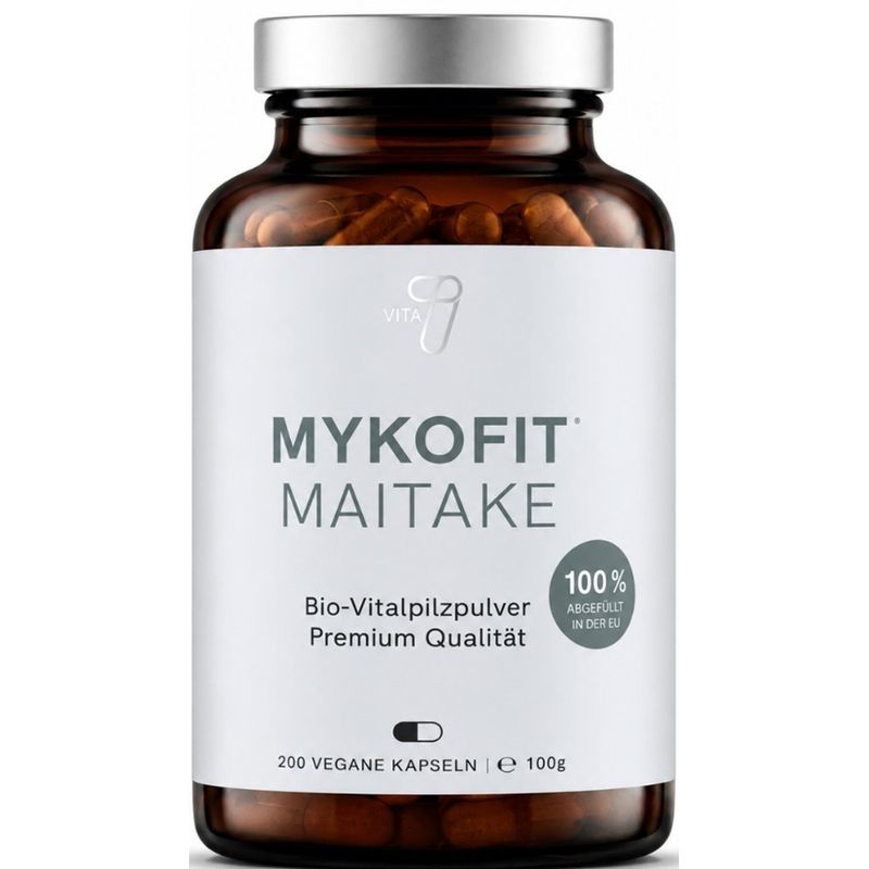 vita7 vita7 MYKOFIT® Bio Maitake, 200 Kapseln, pro Packung (100g) - Produktbild