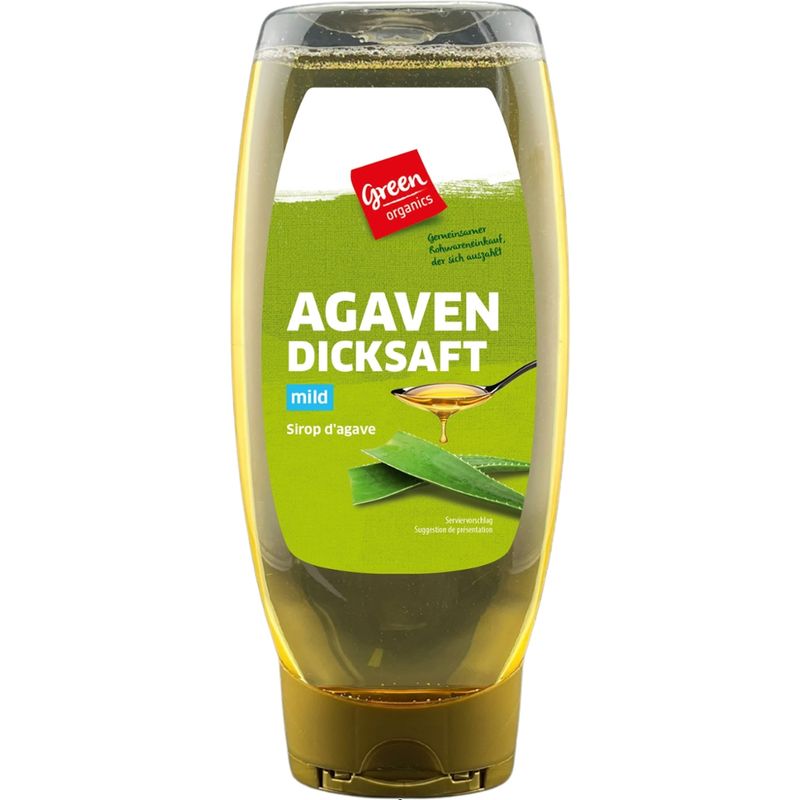 greenorganics Agavendicksaft hell 500ml - Produktbild