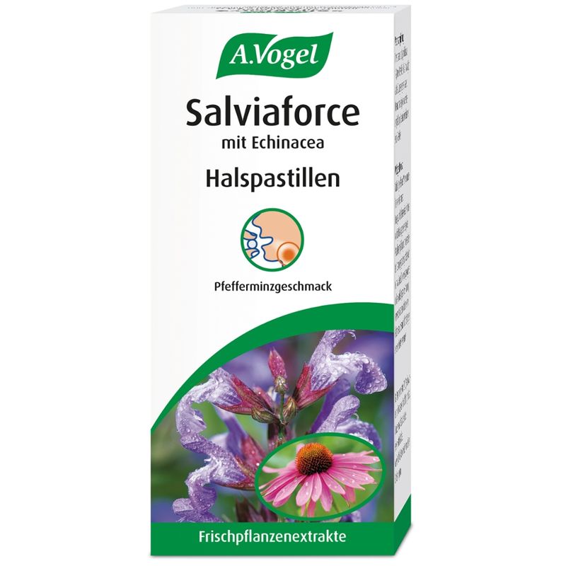 A.Vogel Salviaforce mit Echinacea Halspastillen - Produktbild