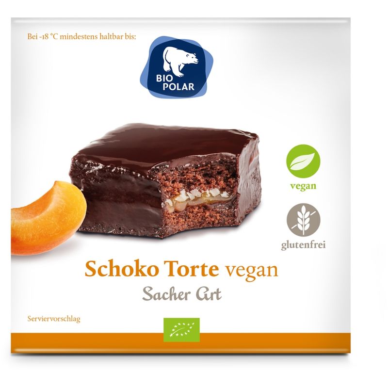 Biopolar Schoko Torte vegan Sacher Art - Produktbild