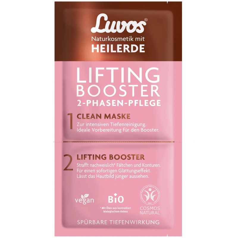 Luvos Naturkosmetik mit Heilerde  Luvos-Heilerde Lifting Booster mit Clean Maske 2-Phasen-Pflege - Produktbild