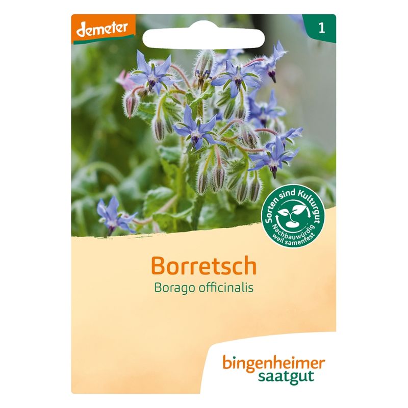 Bingenheimer Saatgut Borretsch - Kräuter (Saatgut) - Produktbild