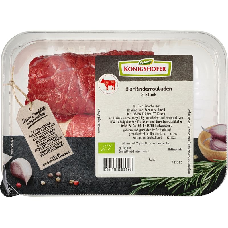 Königshofer Rinderrouladen, 2 Stück - Produktbild