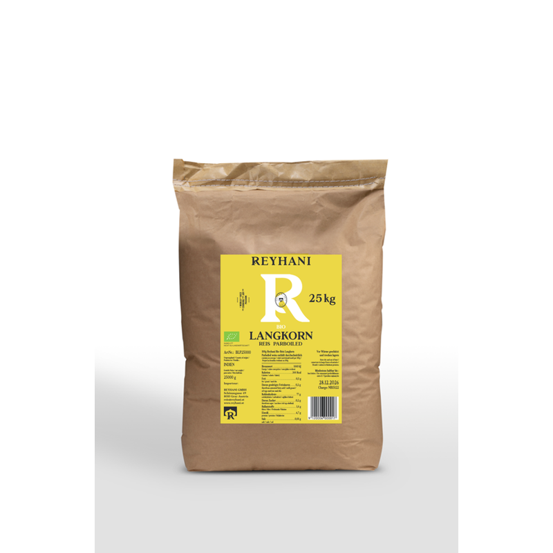 Reyhani Reyhani Bio Langkorn parboiled 25kg - Produktbild