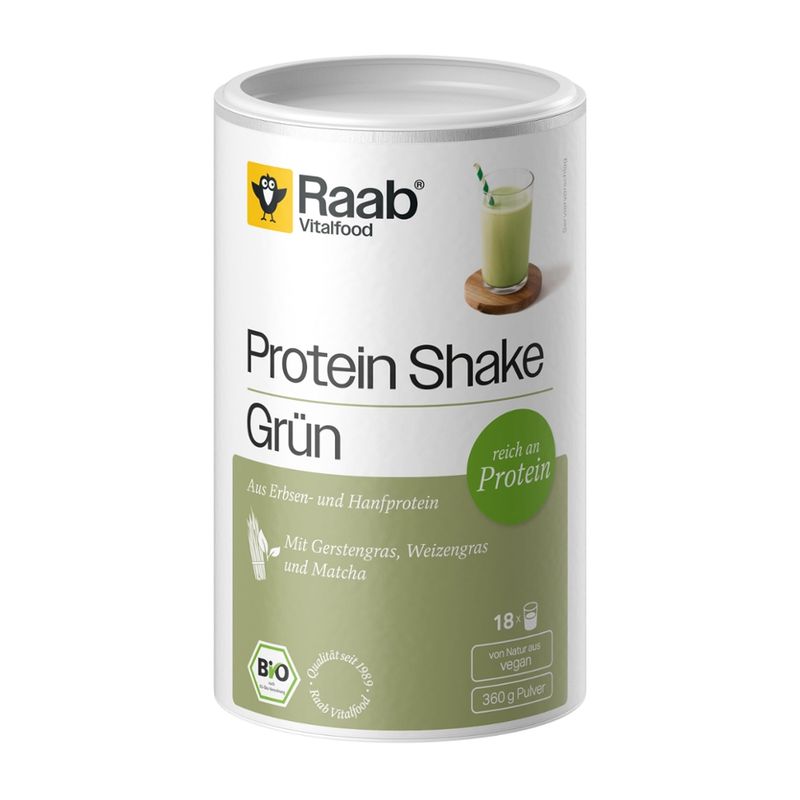 Raab Vitalfood BIO Protein Shake grün - Produktbild
