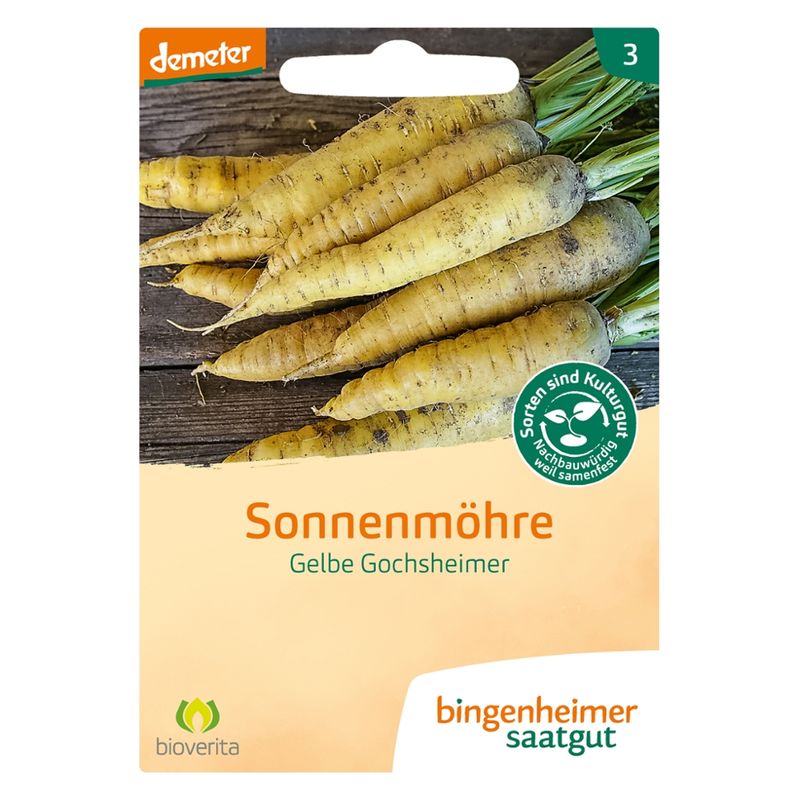 Bingenheimer Saatgut Gelbe Gochsheimer - Möhre, würzig-aromatisch (Saatgut) - Produktbild