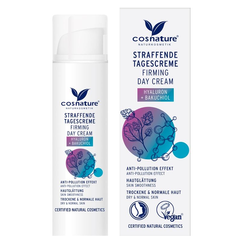 Cosnature  cosnature Hyaluron+Bakuchiol Straffende Tagescreme 50ml - Produktbild