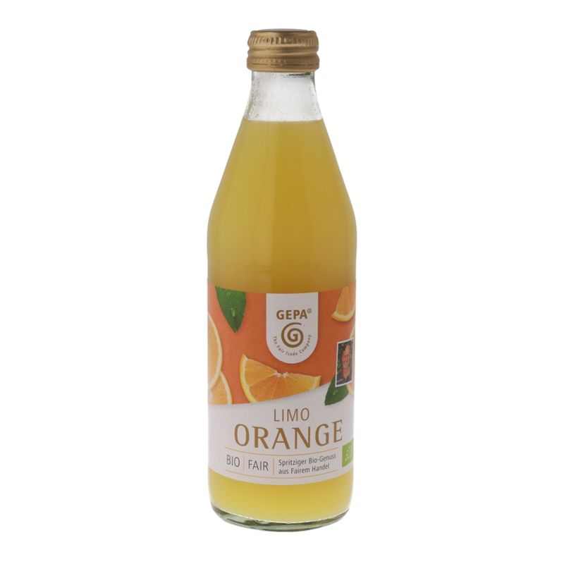 GEPA - The Fair Trade Company Bio Limo Orange 0,33l - Produktbild
