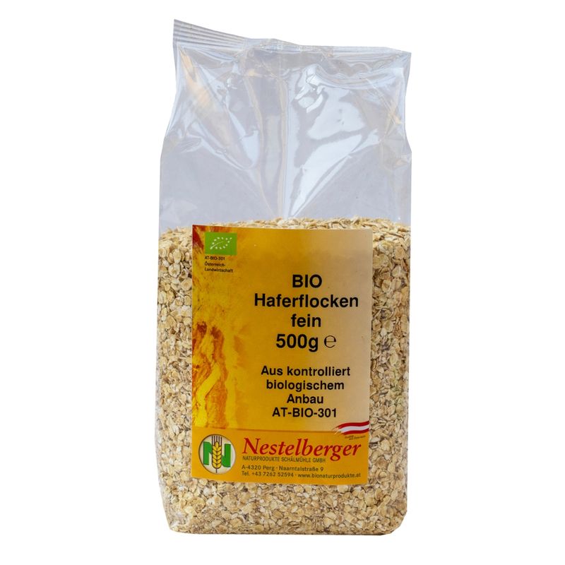Nestelberger Bio Haferflocken kleinblatt 500g - Produktbild