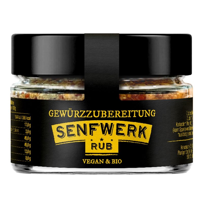 Kreuznacher Senfwerk BIO Gewürzmischung - RUB 100ml - Produktbild