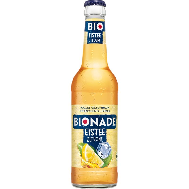 BIONADE Bionade Eistee Zitrone 12x0,33 Mehrweg - Produktbild