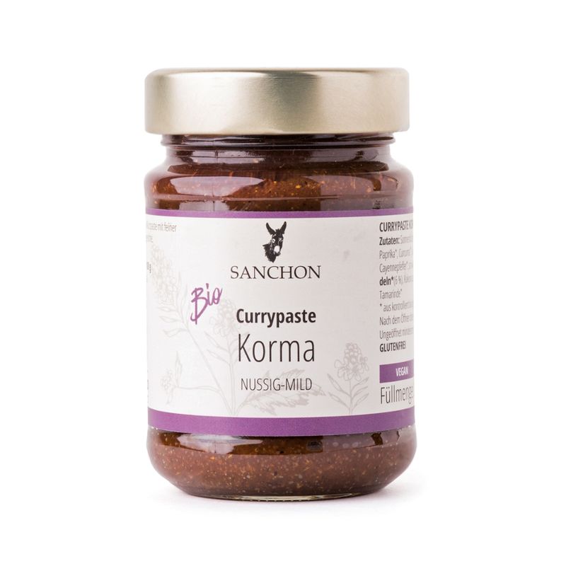 Sanchon WP Currypaste Korma, 190 g, SANCHON, bio - Produktbild
