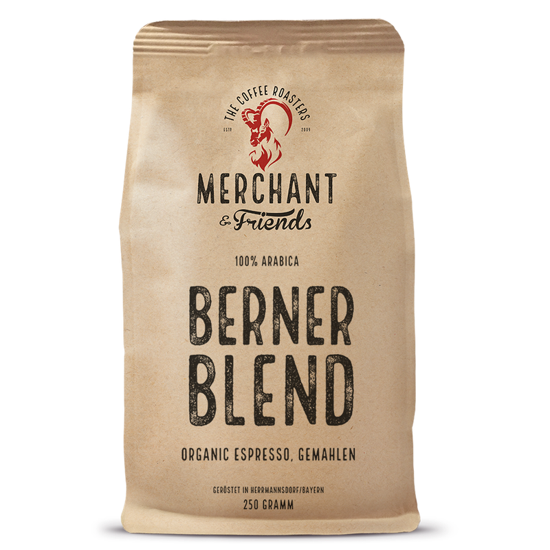 Merchant & Friends Berner Blend  ORGANIC ESPRESSO - Produktbild