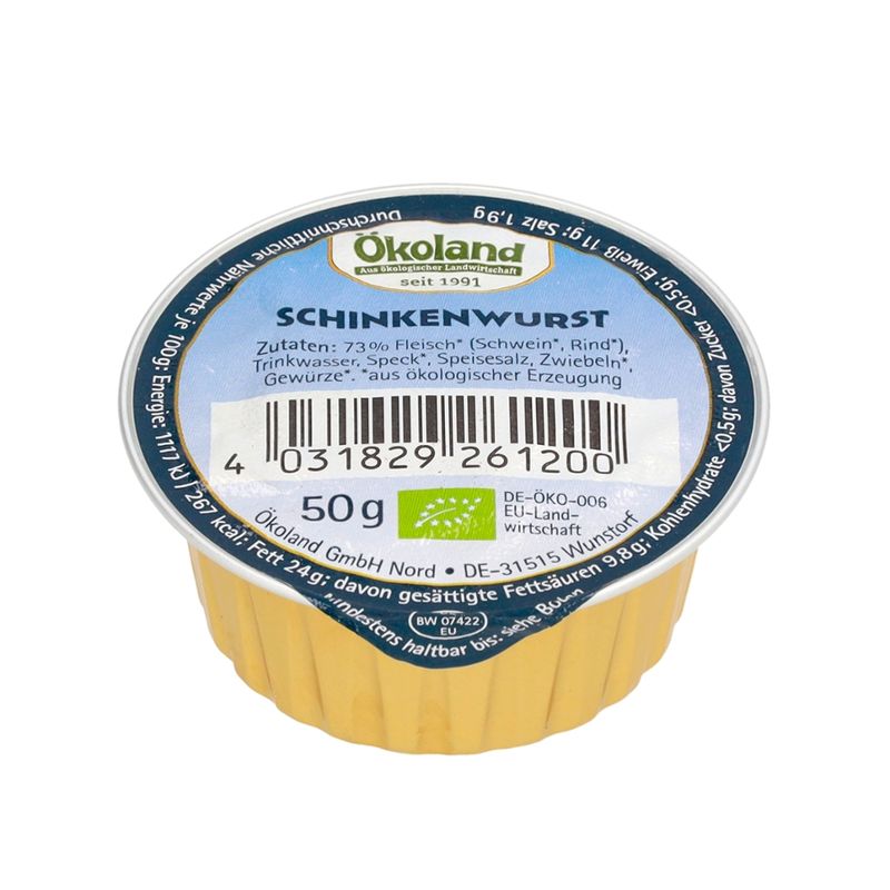 ÖKOLAND Rinder-Lyoner mit Sonnenblumenöl in Gourmet-Qualität - Produktbild