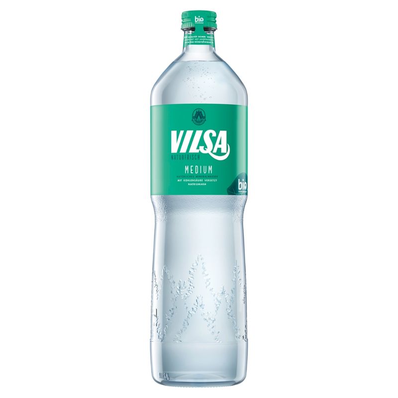 VILSA VILSA Mineralwasser Medium Glas 6x1,0l Glas MW Bio - Produktbild