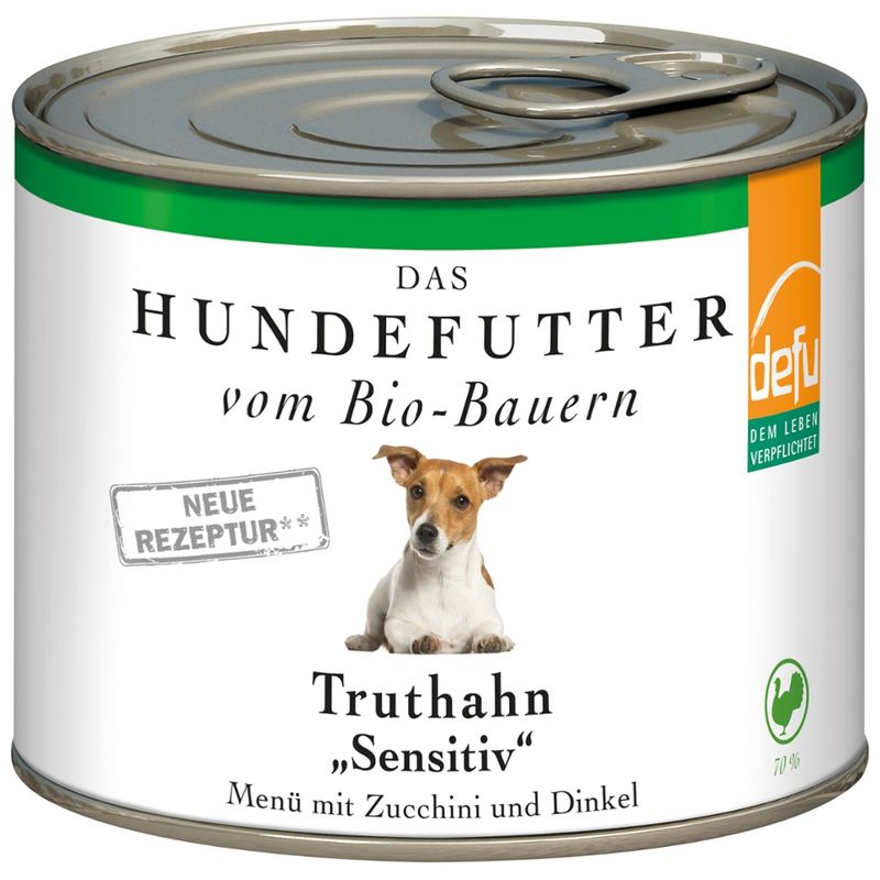defu - Das Tierfutter vom Bio-Bauern Hund Truthahn "Sensitiv" - Produktbild