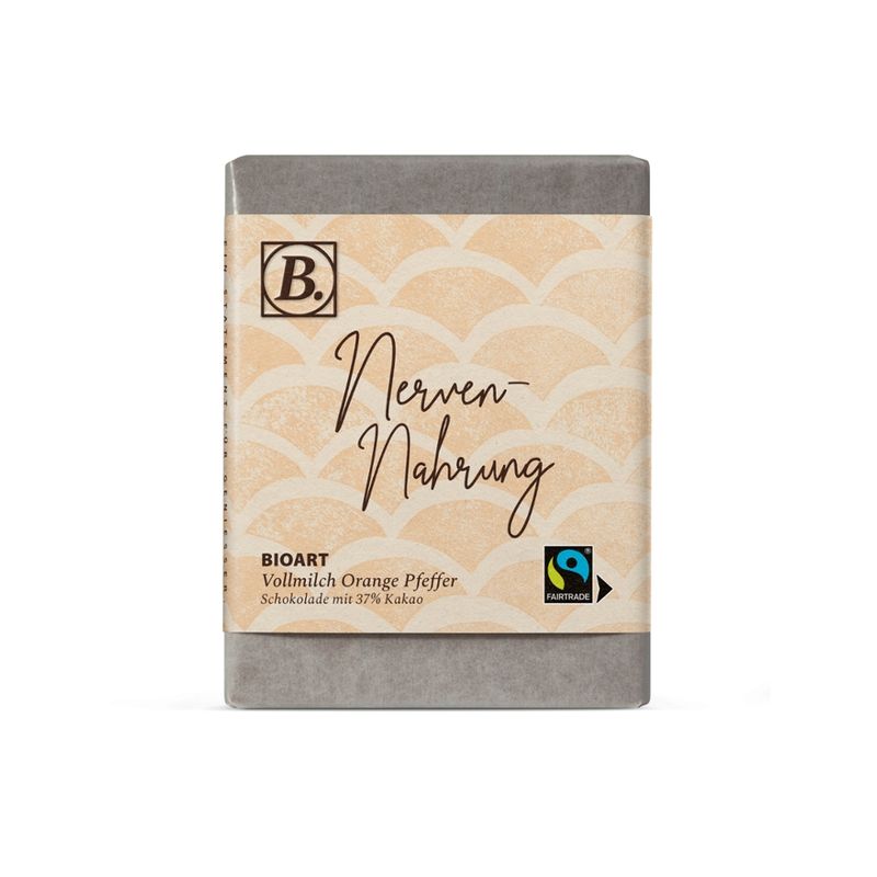 BioArt AG B. Schokolade Nervennahrung 70g bio, FT-Cert - Produktbild