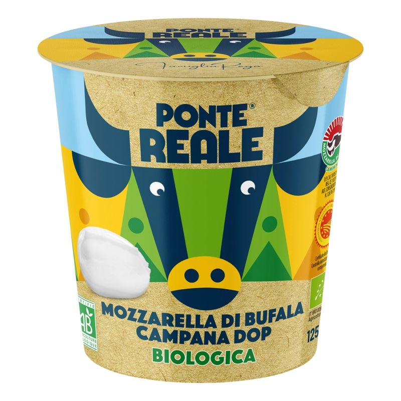 Ponte Reale Bio Mozz. bufala Becher 125g - Produktbild