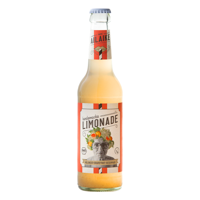AiLaike Natural Beverages  AiLaike Holunder-Grapefruit Limonade - Produktbild