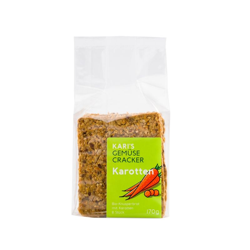 Kari's Crackers Gemüse Cracker Karotte - Produktbild