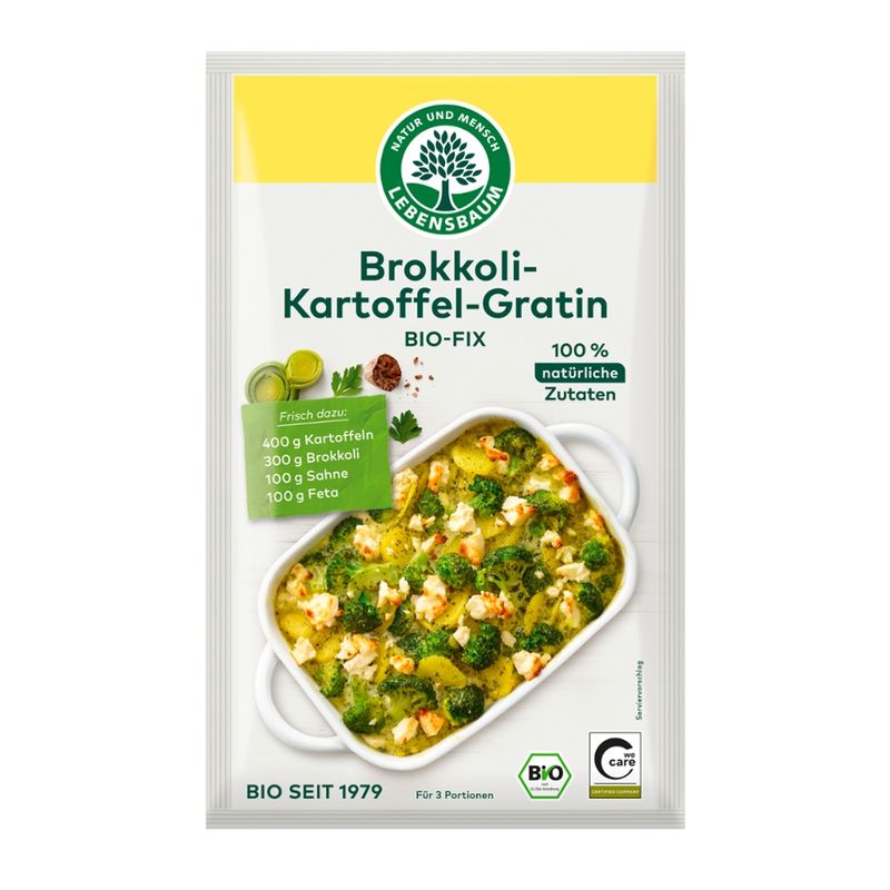 LEBENSBAUM Brokkoli-Kartoffel-Gratin Bio Fix - Produktbild