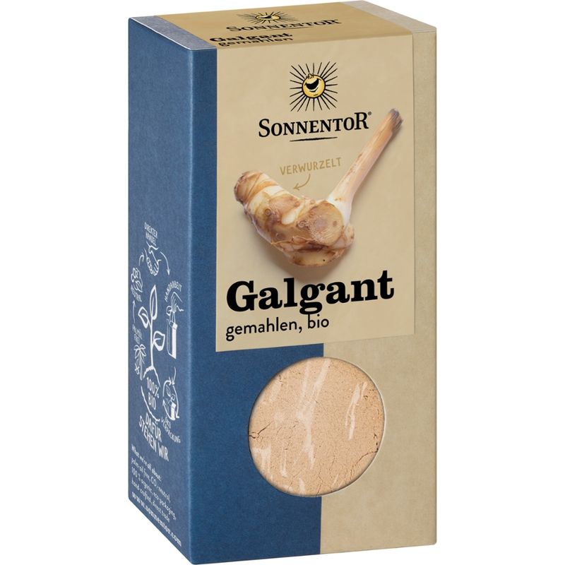 Sonnentor Galgant gemahlen, Packung - Produktbild