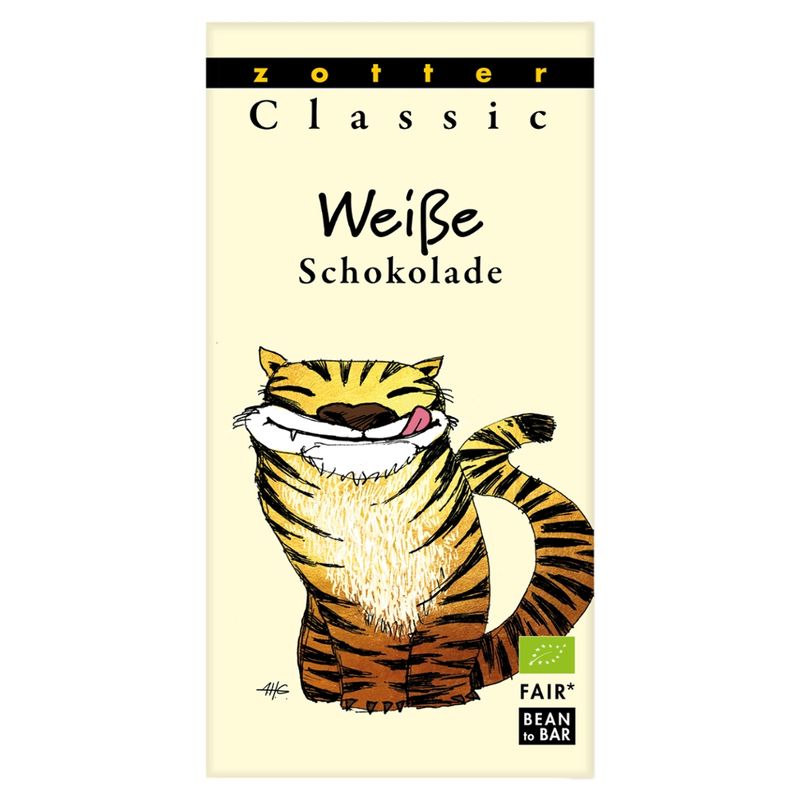 Zotter Schokolade Classic Weiße Schokolade - Produktbild