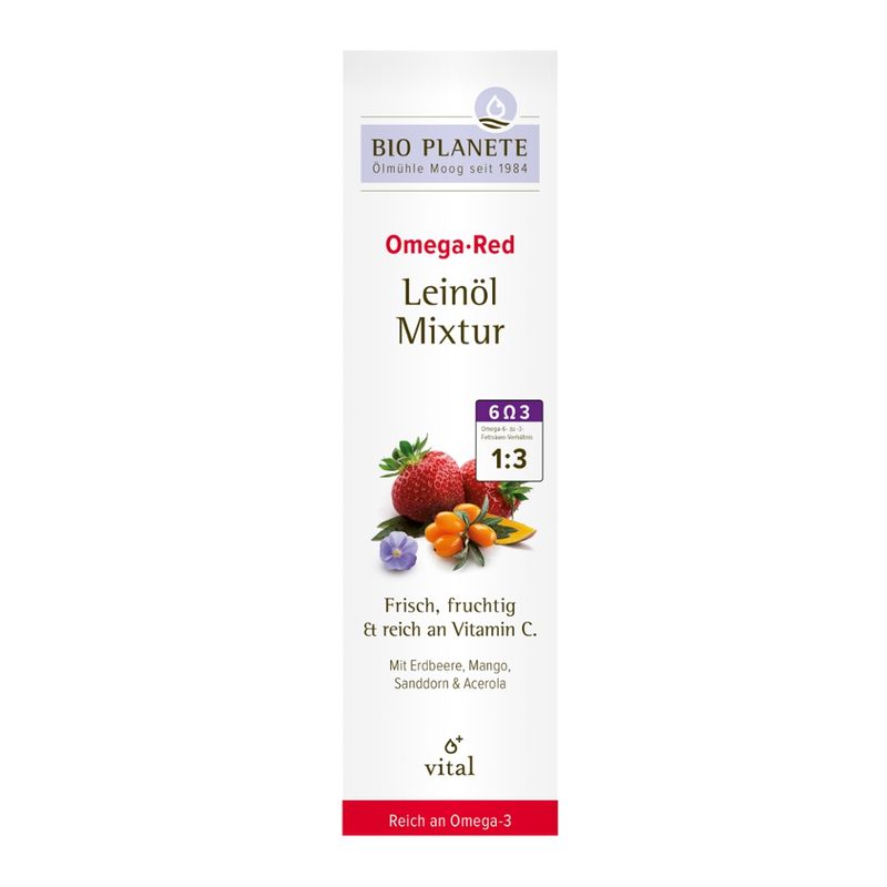 BIO PLANÈTE Omega Red Leinöl-Mixtur - Produktbild