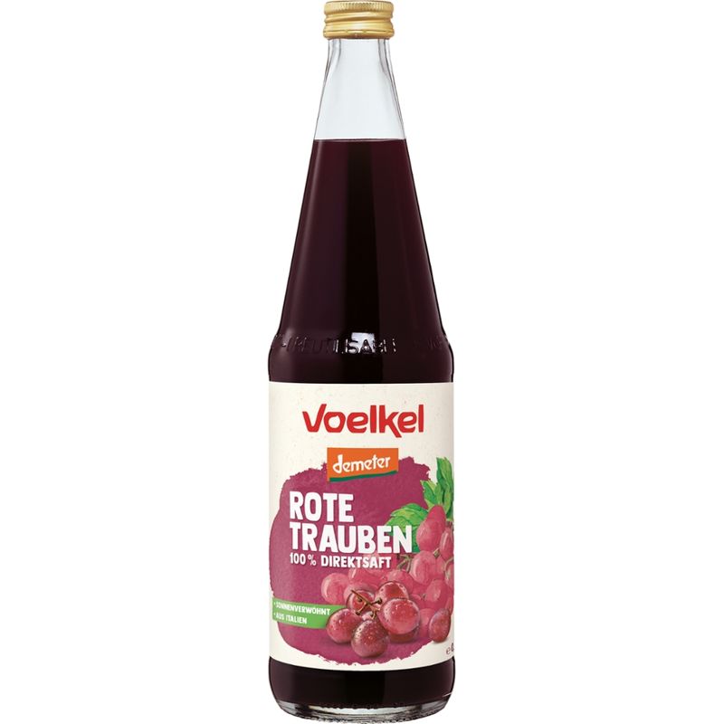 Voelkel Rote Trauben 100% Direktsaft - Produktbild